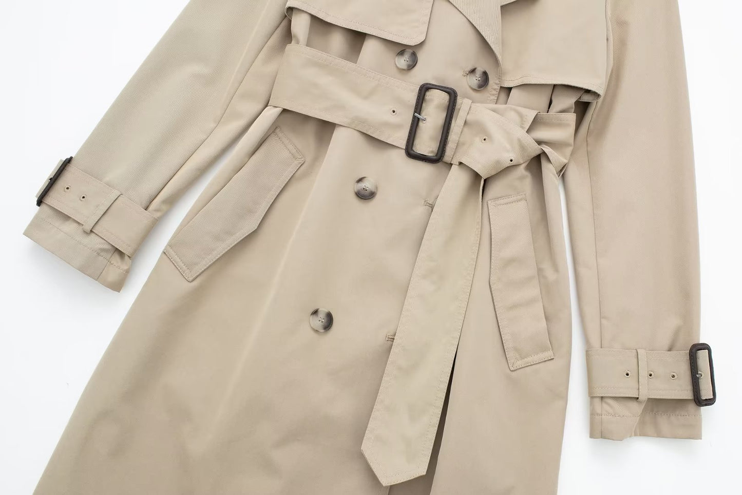 Trench Beige Sartoriale da Donna - Edizione Autunno