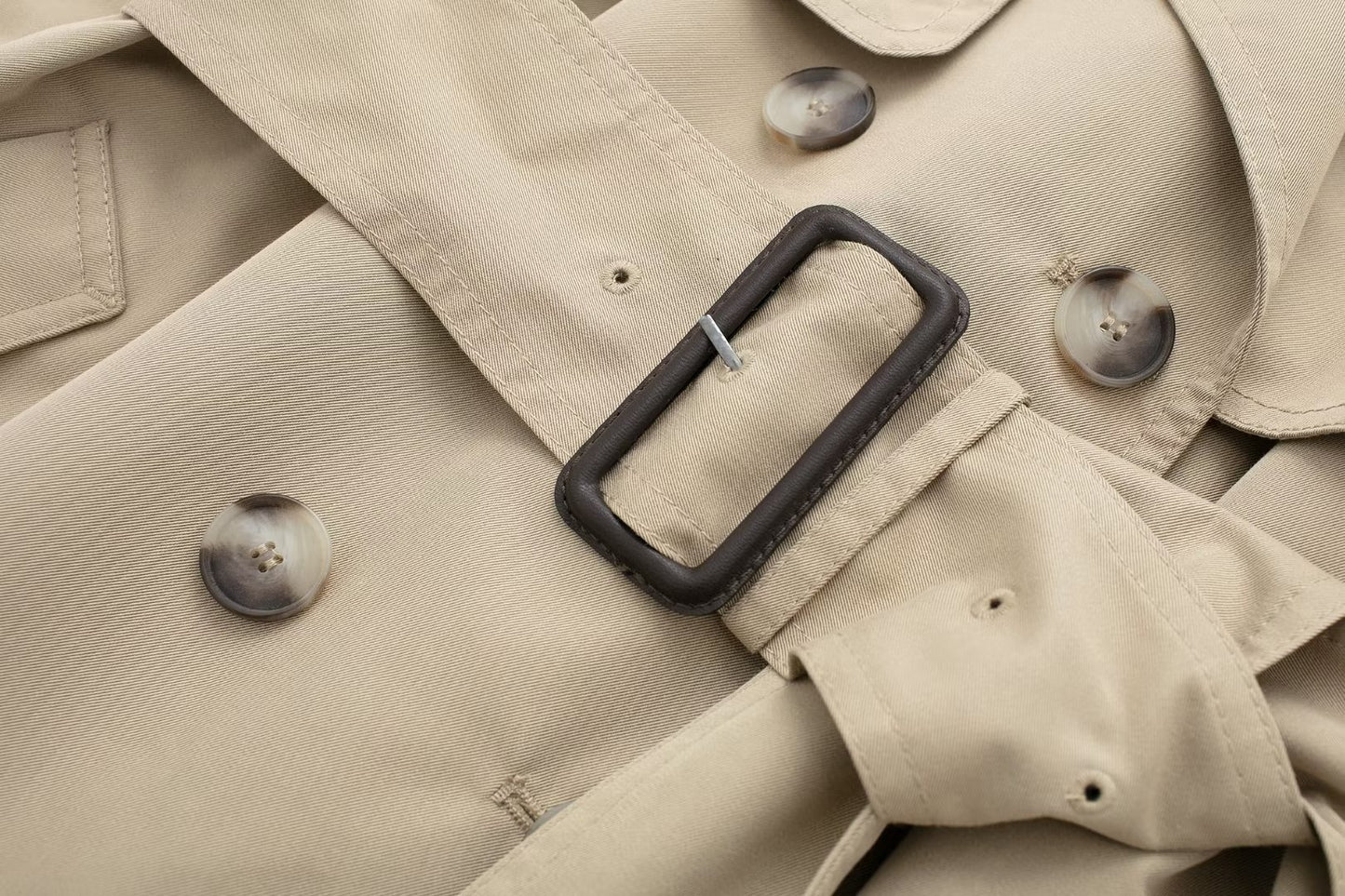 Trench Beige Sartoriale da Donna - Edizione Autunno