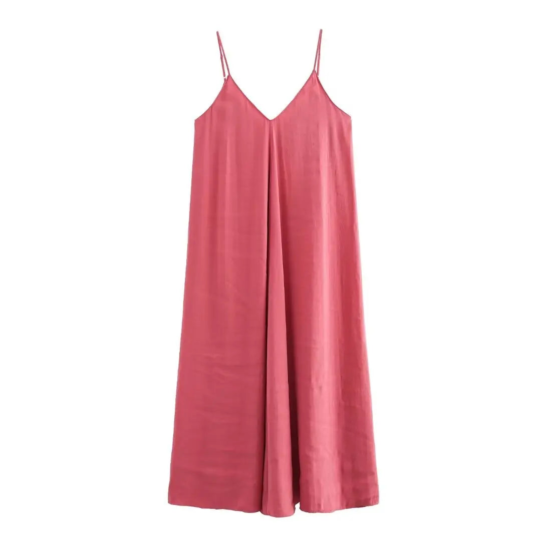 Vestito lungo nero sottoveste per donna, abito estivo drappeggiato rosso, abito lungo sexy senza schienale